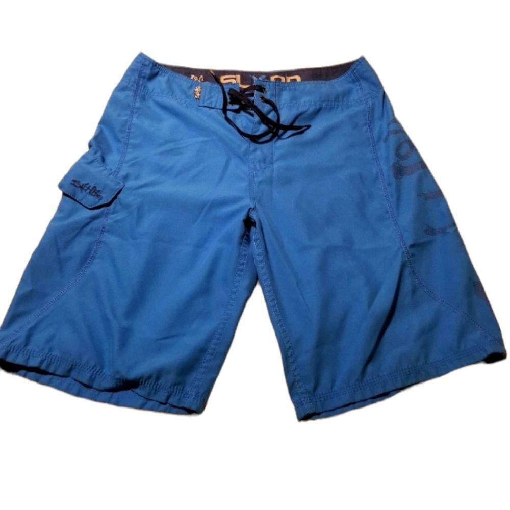 Salt Life Swim Trunks Men Size 30 Blue Summer Vacation Beach